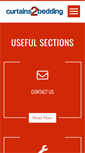 Mobile Screenshot of curtains2bedding.com